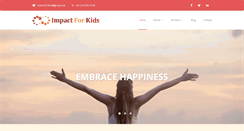 Desktop Screenshot of impactforkids.com